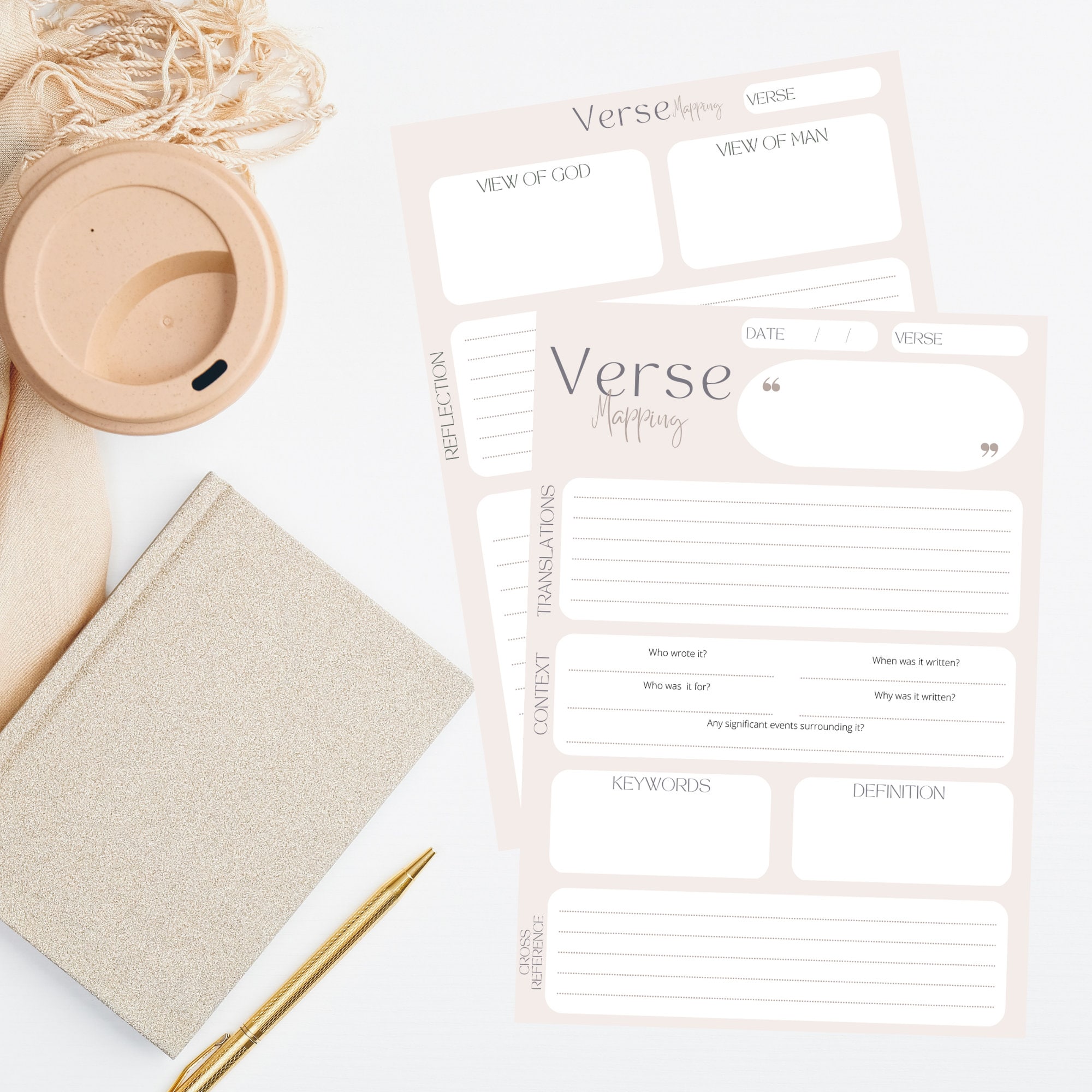 Verse Mapping Template Bible Verse Mapping Printable Bible Study ...