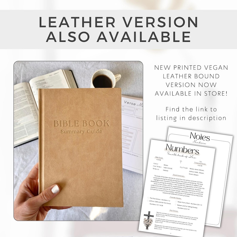 Leather Bible Study Guide