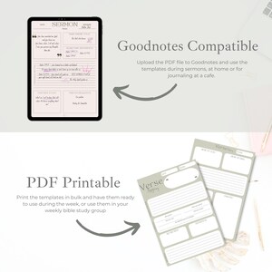 Bible Notes Template Bible Study Printable