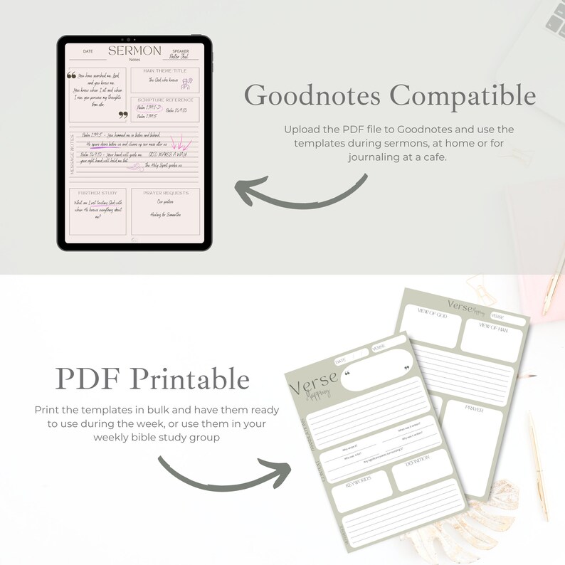 Bible Notes Template Bible Study Printable
