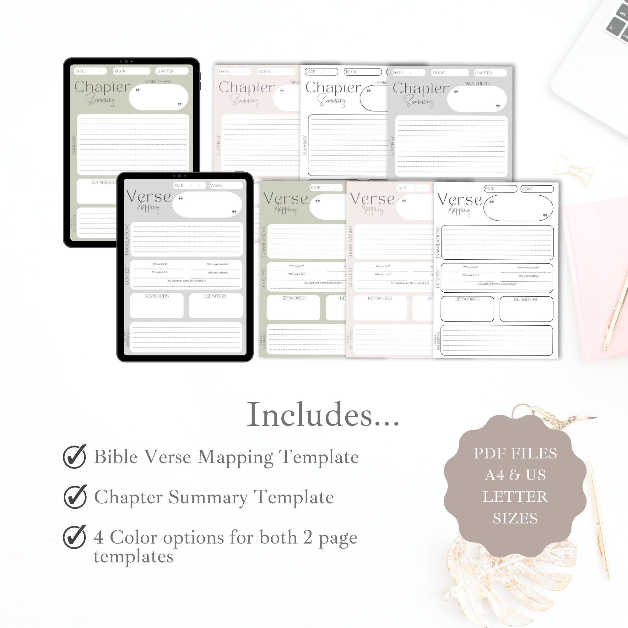 printable-bible-chapter-summary-template-verse-mapping-etsy
