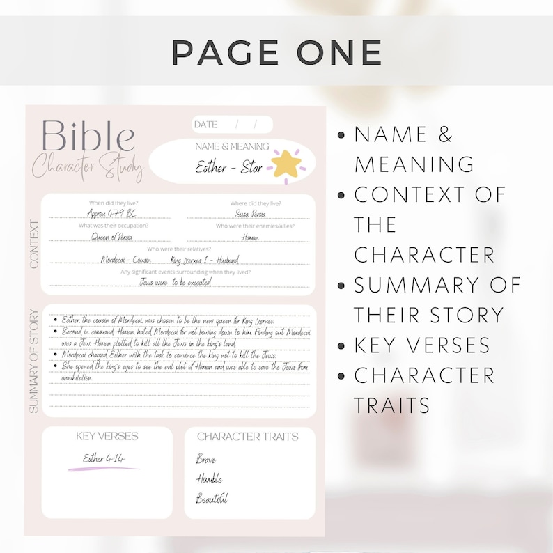 Bible Digital Study Printable PDF Bible
