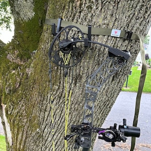 Archery Bow Hanger System With Strap