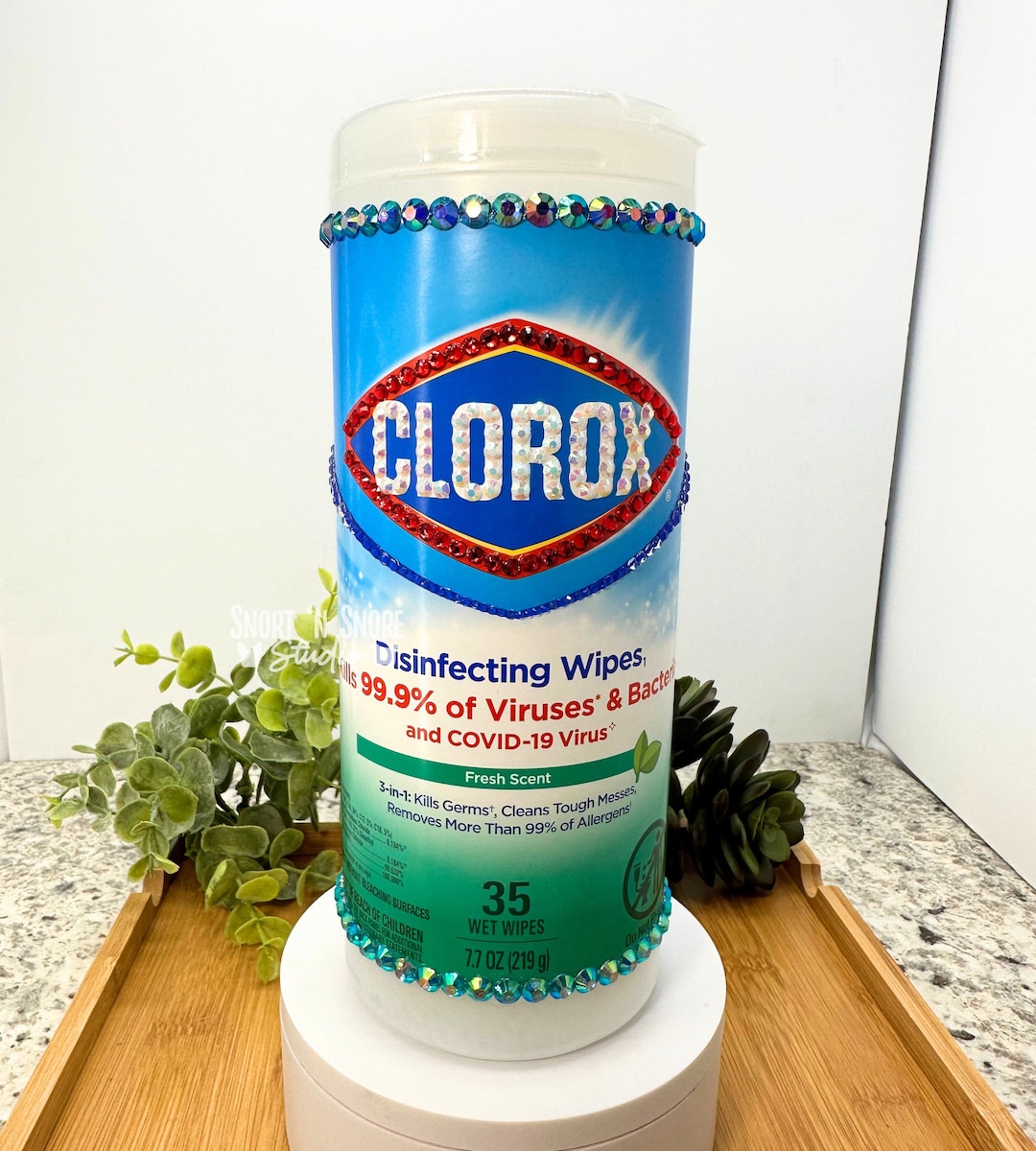 Sparkle Clorox Wipes Refillable Bling Classroom Bling Etsy