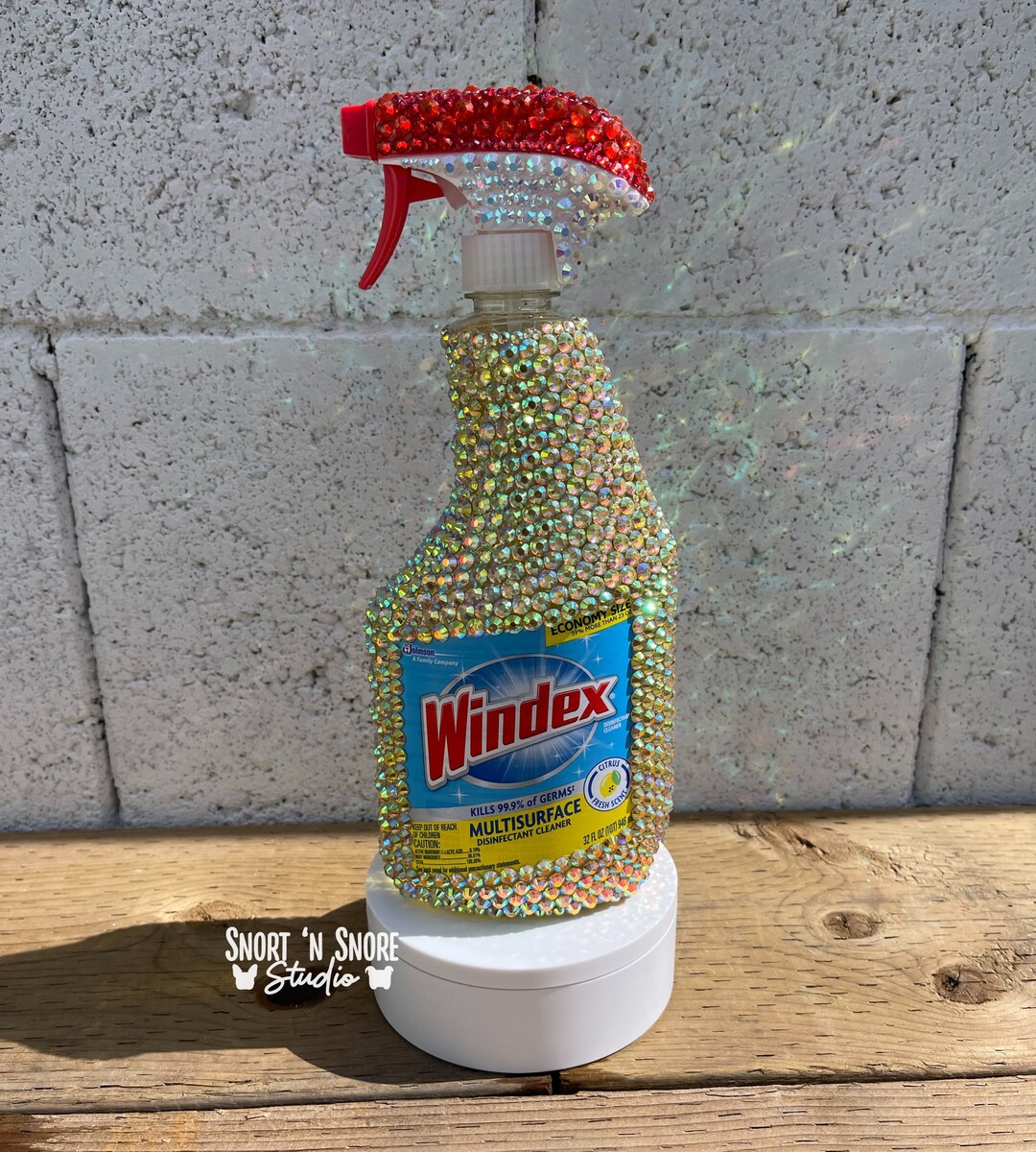 Stunning Bling Windex Clean in Glam Style Shine & Sparkle Etsy