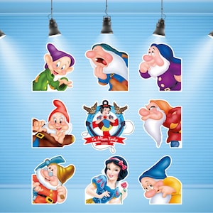 Snow White and The Seven Dwarfs Adoorable Door magnets