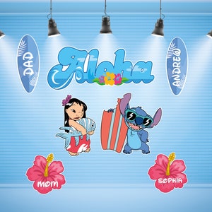 Lilo and Stitch cruise Adoorable Door magnets