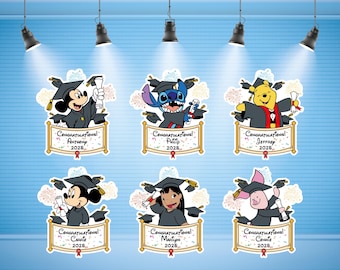 Mickey & Friends Graduation Adoorable Door magnets