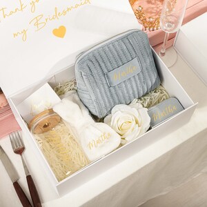Bridesmaid Proposal Box, Will You Be My Bridesmaid Box Set, Personalized Gift Box, Maid of Honor Proposal Box, Bridesmaid Gift Wedding Favor