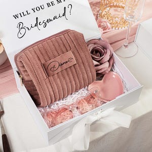 Bridesmaid Proposal Box, Will You Be My Bridesmaid Box Set, Personalized Gift Box, Maid of Honor Proposal Box, Bridesmaid Gift Wedding Favor