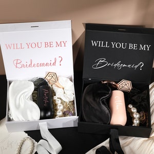 Bridesmaid Proposal Box, Will You Be My Bridesmaid Box Set, Personalized Gift Box, Maid of Honor Proposal Box, Bridesmaid Gift Wedding Favor