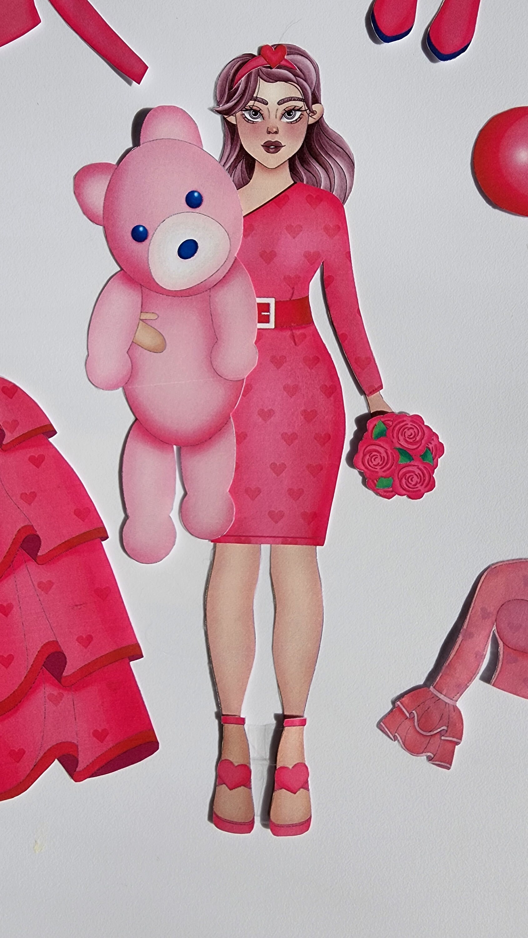 Printable Paper Dolls Cutoutscouture Digital File Instant - Etsy