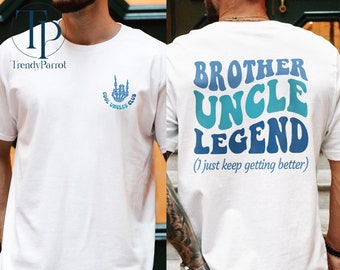 Cool Uncles Club Shirt for Men, Brother Uncle Shirt, Pregnancy Announcement Shirt for Uncle, Uncle Brother Shirt,Fathers Day Gifts for Uncle