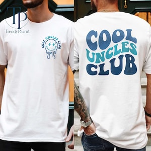 Cool Uncles Club Shirt for Men,Uncle Shirt, Pregnancy Announcement Shirt for Uncle, Cool Uncle Shirt for New Uncle,Christmas Gifts for Uncle