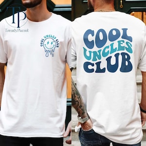 Cool Uncles Club Shirt for Men, Funny Uncle Shirt, Pregnancy Announcement Shirt for Uncle, Shirt for New Uncle, Fathers Day Gift for Uncle