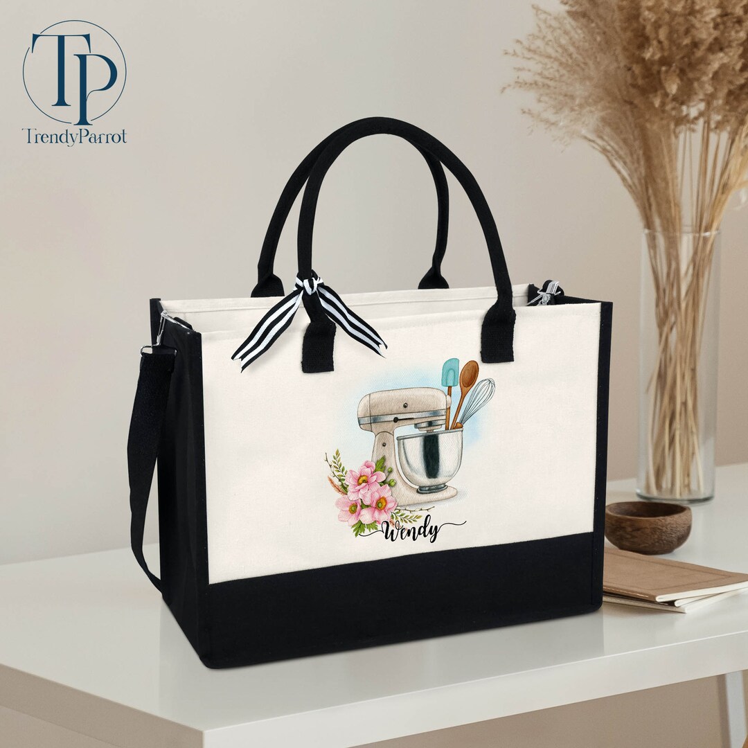 Personalized Baking Tote Bag, Baker Tote Bag, Baking Gifts, Baking Lover Gift, Baker Gifts, Gift
