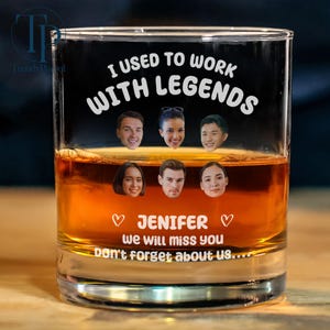 Coworker Leaving Gift, Retired Coworker Gift, Coworker Retirement Whiskey Glass, Going Away Gift For Coworker, Cup For Retirement, Coworker