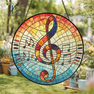 Stained Glass Piano - Etsy