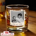 Dad Gifts, Gifts For Dad, Custom Photo Dad Est Whiskey Glass, Grandpa Gift, Dad Glass, Gifts For Him, Portrait Photo Grandpa Glass, New Dad