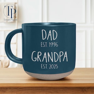 Personalize Promoted Dad to Grandpa Mug, New Grandpa, Grandparents Pregnancy Announcement, Christmas Gifts For Dad, Baby Reveal, Coffee Cup