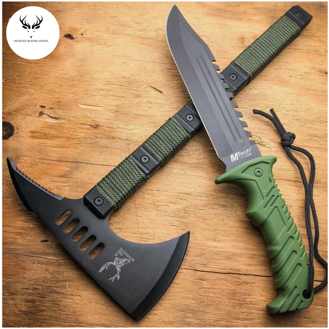 2PC Tactical Survival Tomahawk Throwing Hatchet Hunting AXE Etsy