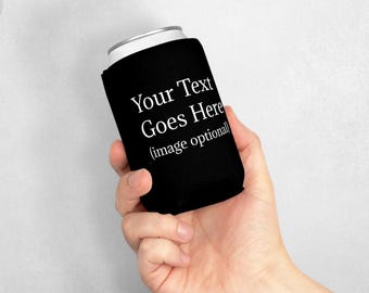 Gepersonaliseerde blikjeskoelerhoes, custom bierhoes, grappige bierhoes, TemplateEssential, 2-4 dagen verzending