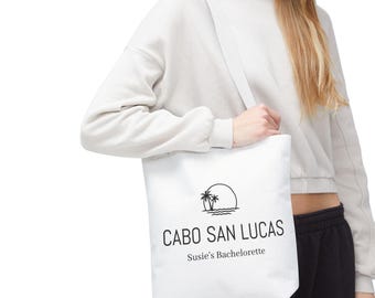 Aanpasbare, op maat gemaakte draagtas voor vrijgezellenfeest, gepersonaliseerde tas, vrijgezellenfeestbedankje, 2-4 dagen verzending
