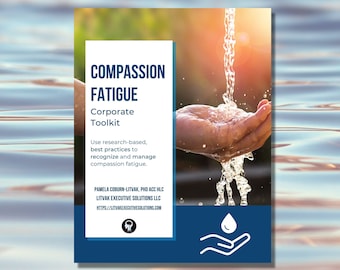 Digital Workbook on Compassion Fatigue for Instant Download (40 pages of tips and fillable worksheets)