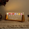 Custom Grandma's Garden Birth Month Flowers Night Light, Acrylic LED Night Light, Mother Lamp, Grandma Gift from Grandkids, Christmas Gift