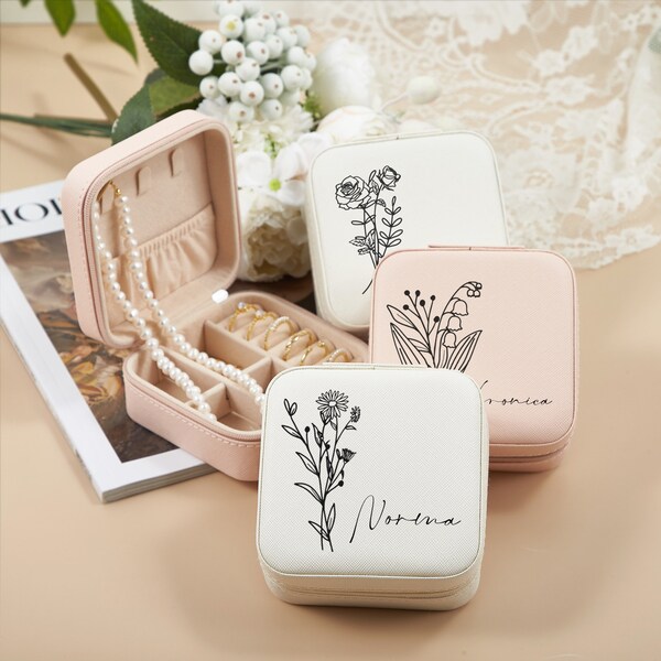 Bridesmaid Jewelry Box Etsy