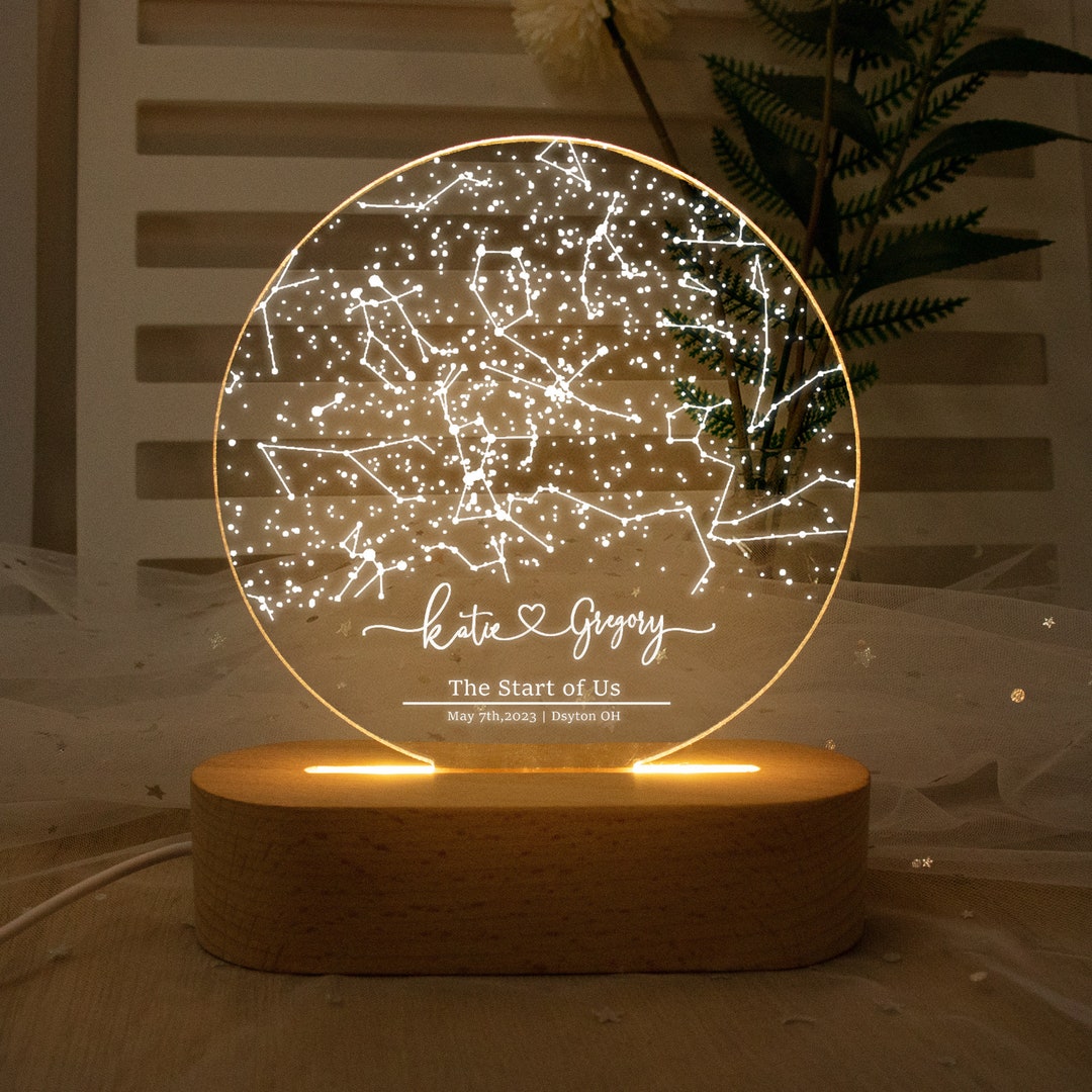 Custom Star Map by Date Nightlight - Il 1080xN.5713825049 7sy6 