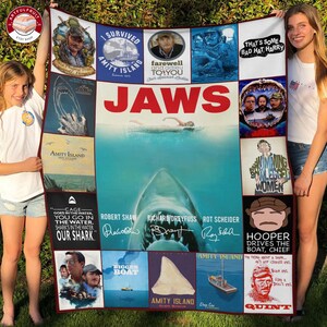 Jaws throw blanket hotsell