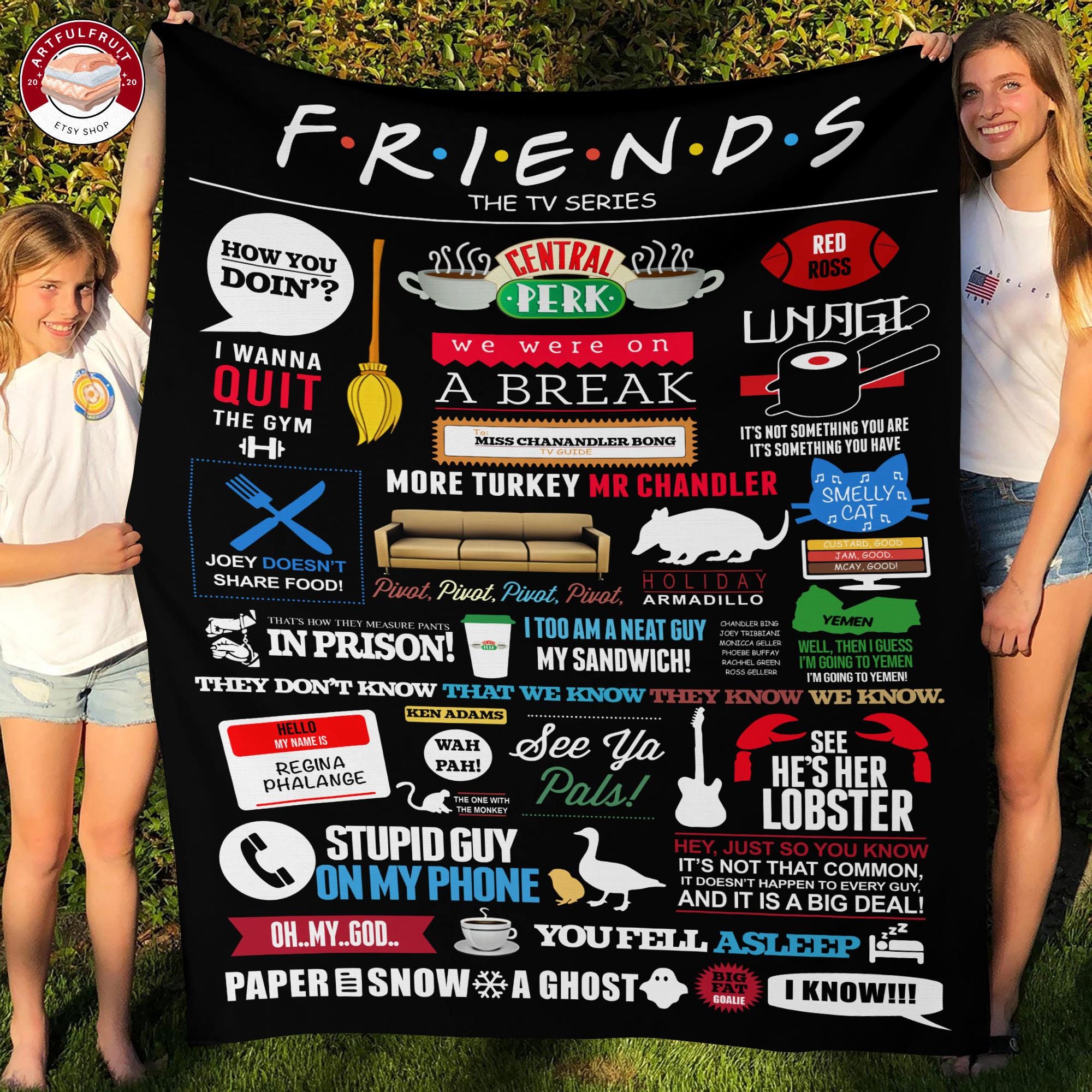 Friends blanket quilt hotsell