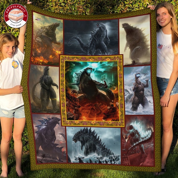 Godzilla King of the Monsters Fleece Blanket Premium Sherpa Blanket Godzilla Blanket Godzilla Lover Gift Monster Blanket Etsy UK