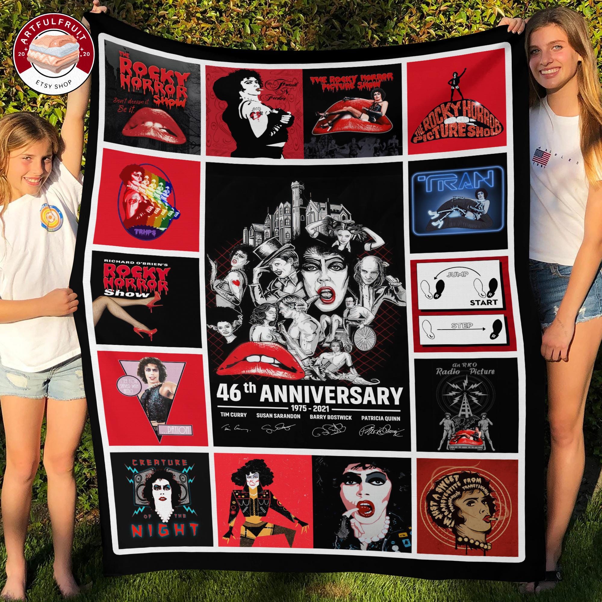 Rocky Horror Blanket Etsy