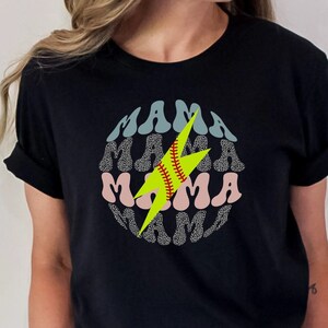 Mama Softball Shirt, Game Day Shirt For Softball Mom, Christmas Gift for Softball Mom, Gift for Softball Mom, For Softball Mama, Softball