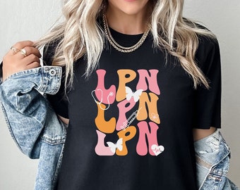 Pink LPN Nurse Shirt, LPN Nurse TShirt, Gift for LPN, Peds Nurse Shirt, er Shirt, Nurses Week, Nurse Appreciation Gift, Pink Nurse Shirt
