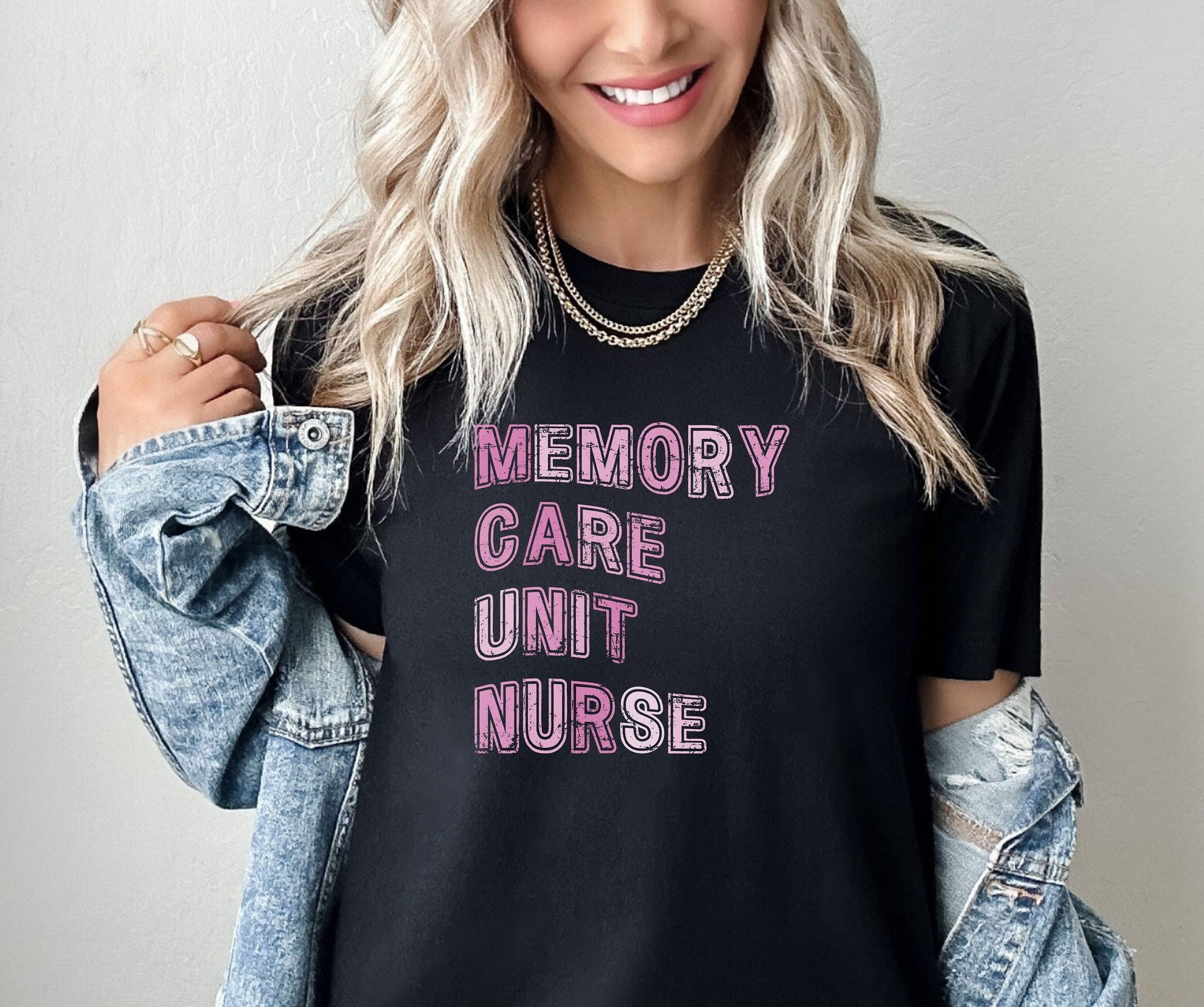 Memory Care Unit MCU Nurse, MCU Nurse Shirt for Work, Christmas Gift for MCU Nurse, Memory Care Unit Nurse Shirt, Long Term Care Nurse Shirt