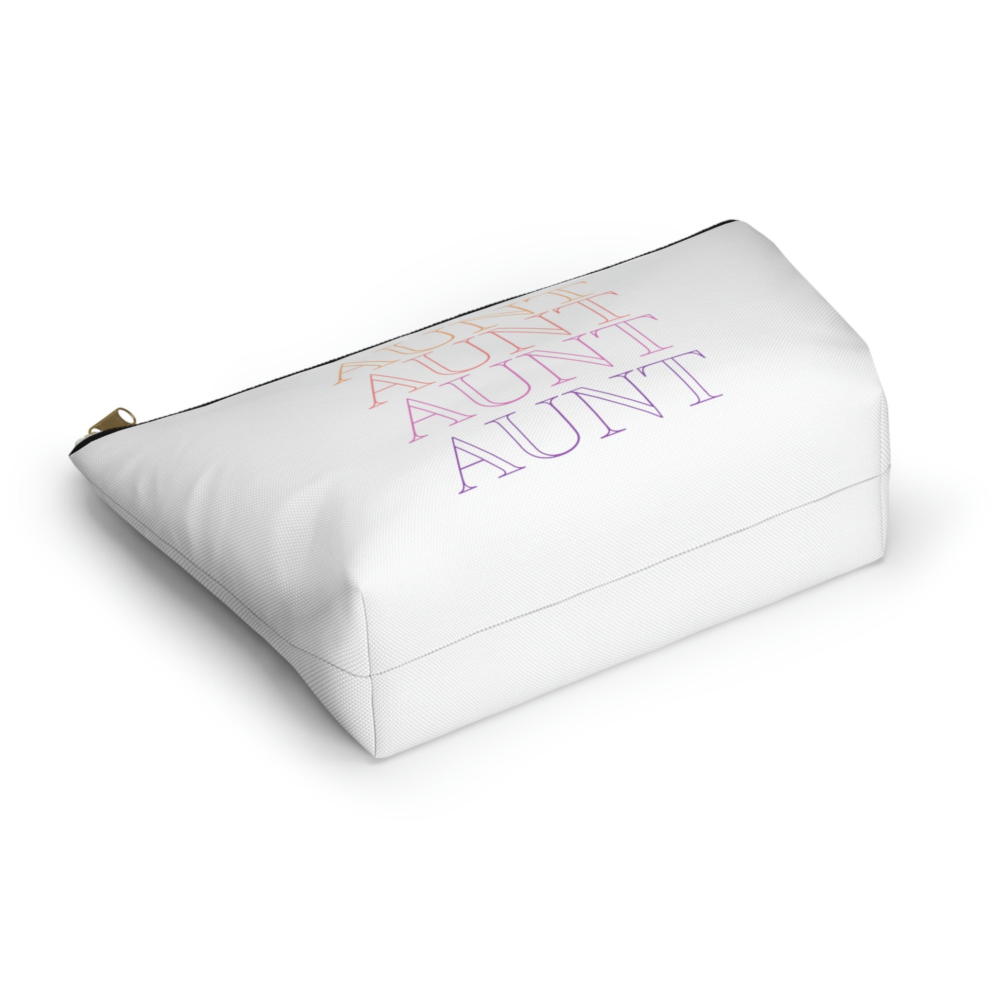 Huester Make-up-Tasche „I‘m Cool Aunt“ – Geschenk Für Tante, 25,4x19,1 Cm, Aus Leinen