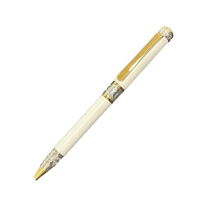 Wedding Theme Ballpoint Pen - Bride and Groom Design with Wedding Bell Tip (2 pens)