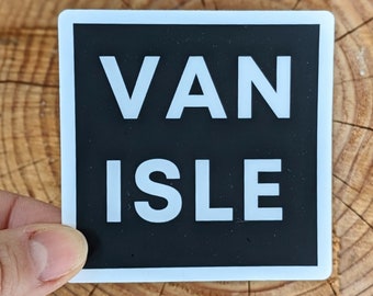VAN ISLE Sticker Aufkleber - Vancouver Island - Westküste - Nordwesten