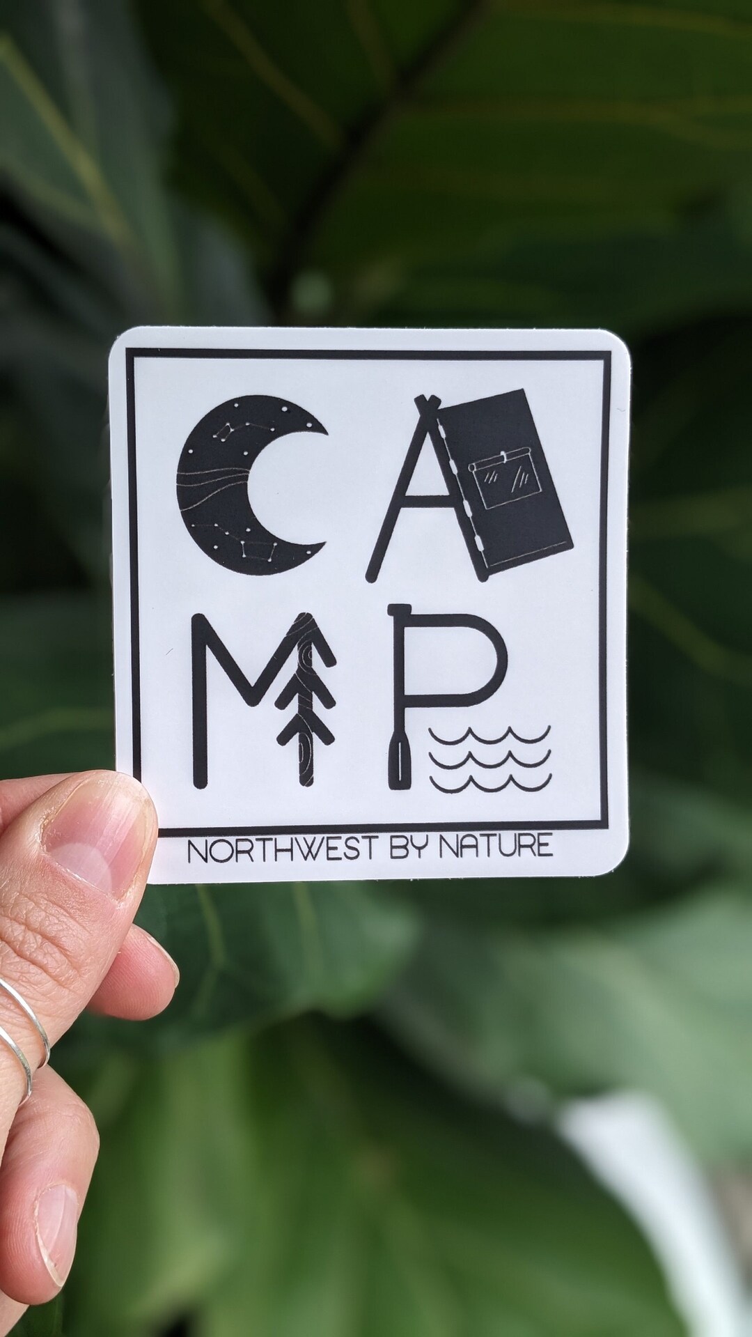 Large Pnw Rv Sticker CAMP Sticker Decal - Camping - Westcoast - Pnw - BC Parks - Outside - Etsy