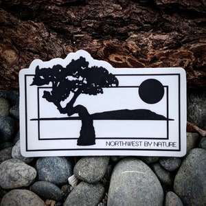 Adesivo Hornby Arbutus - Hornby Island - Gulf Islands - Vancouver Island - Costa occidentale - Arte della natura