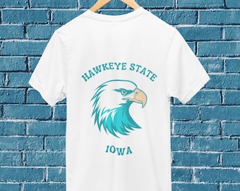 Iowa T-Shirts, Iown State TShirt, HawkEye State T-Shirt, Home State T-Shirt, Grafik TShirt, Iowa Shirt für Geschenk, Geschenk für sie für ihn
