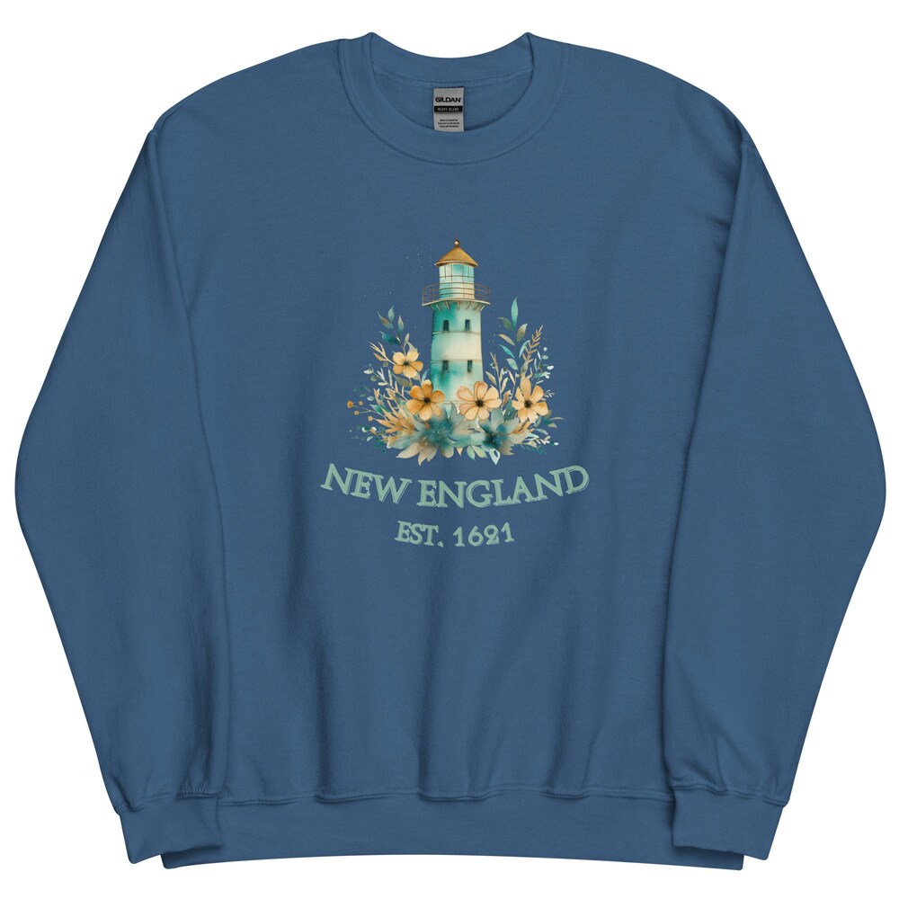 New England Lighthouse Sweatshirt , Embrace Cozy Comfort Sweatshirts, Premium Quality Nature-Inspired Shirts , Casual Outings Fits