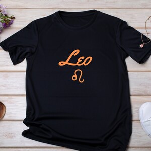 Leo Zodiac Shirt Astrology , Horoscope Top , Celestial Clothing , Star Sign Apparel , Astrological Wear , Zodiac Symbol Tee Gift