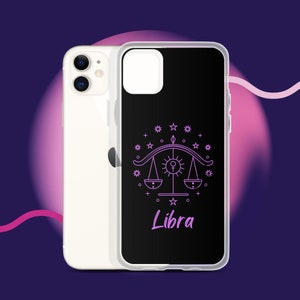 Libra iPhone Case , Zodiac Sign Case , Abstract Zodiac Art Case , Phone Case iPhone Case For iPhone 15 14 13 12 11 Pro Max XR XS