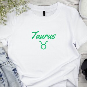 Taurus Zodiac Sign Shirt, Astrologie T-shirt, Taurus Horoscoop Shirt, Zodiac-thema Tee, Horoscoop-geïnspireerde kleding