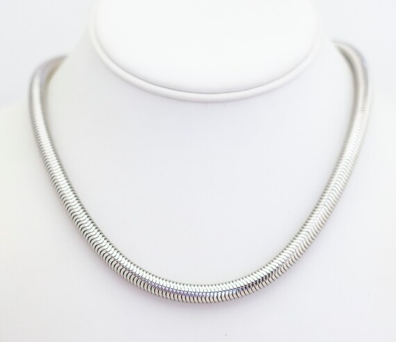 Vintage Serpentine Chain Necklace 17 Inch - BB19 - image 2