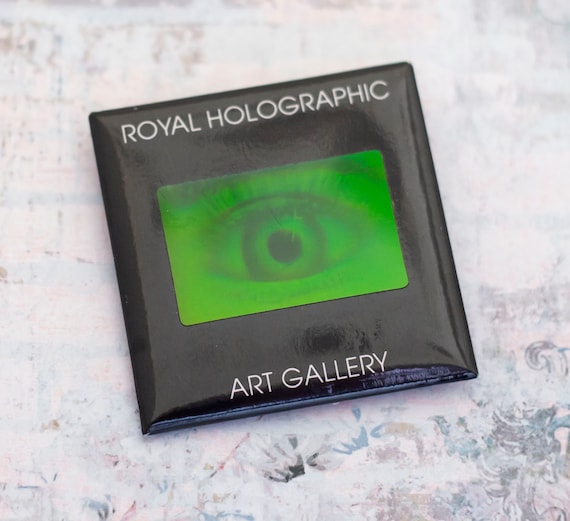 Vintage Royal Holographic Art Gallery Unique Squa… - image 1